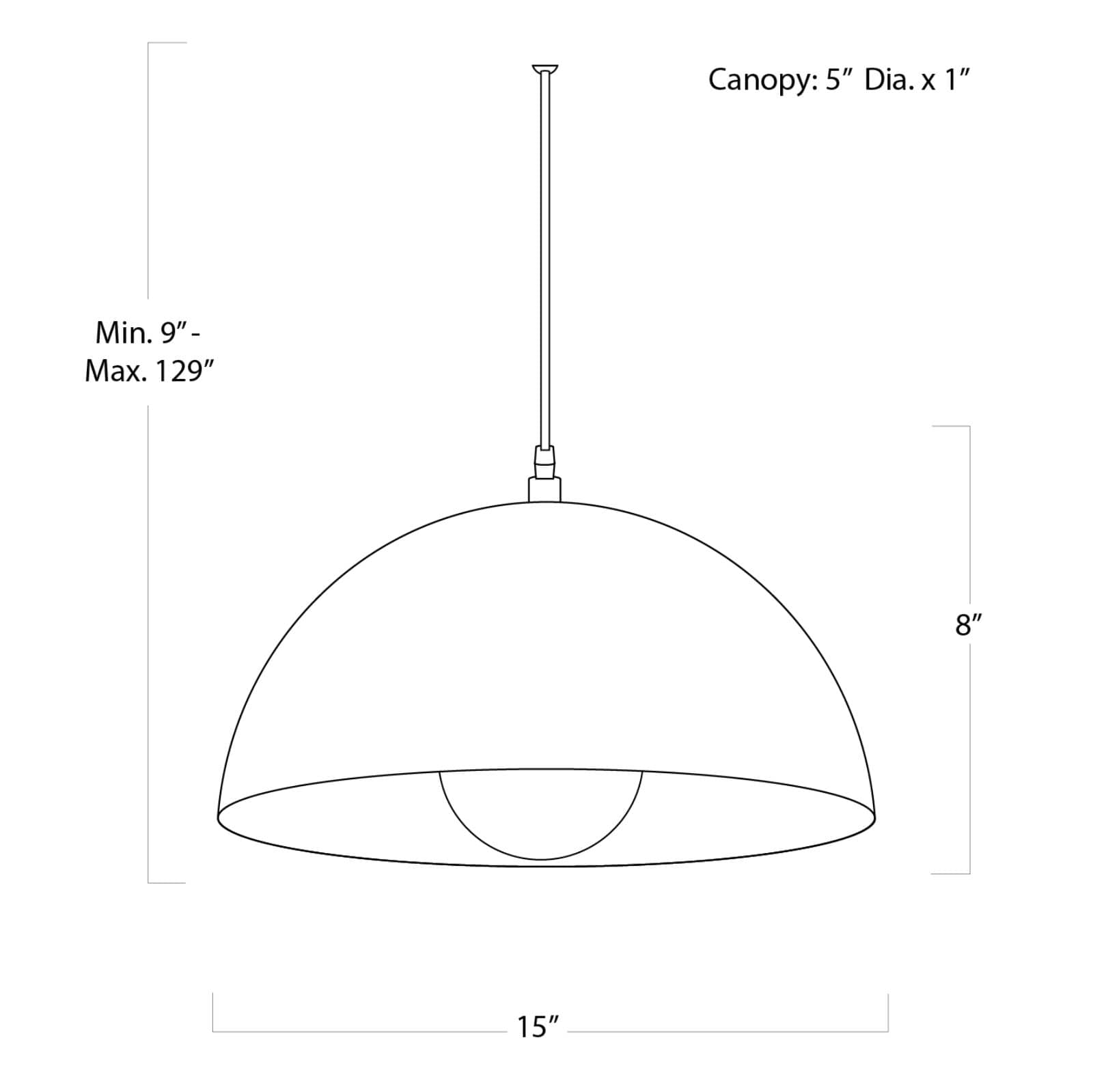 STORE FIXTURE - Sigmund Pendant Small (Black and Gold) LIGHTING - store fixture Regina Andrew