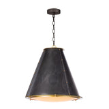 French Maid Chandelier SM (Blackened Brass Natural Brass) Chandelier Regina Andrew