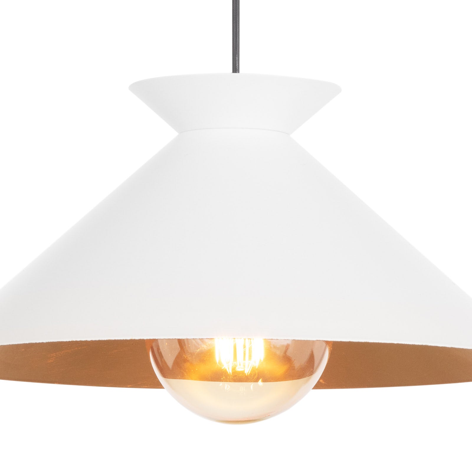 STORE FIXTURE - Viggo Pendant Small - White/Gold LIGHTING - store fixture Regina Andrew