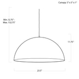 STORE FIXTURE - Sigmund Pendant Large (White and Gold) LIGHTING - store fixture Regina Andrew