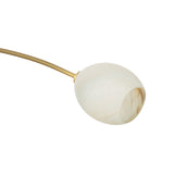 Artemis Pendant Double (Natural Brass with Alabaster Glass) Pendants Regina Andrew