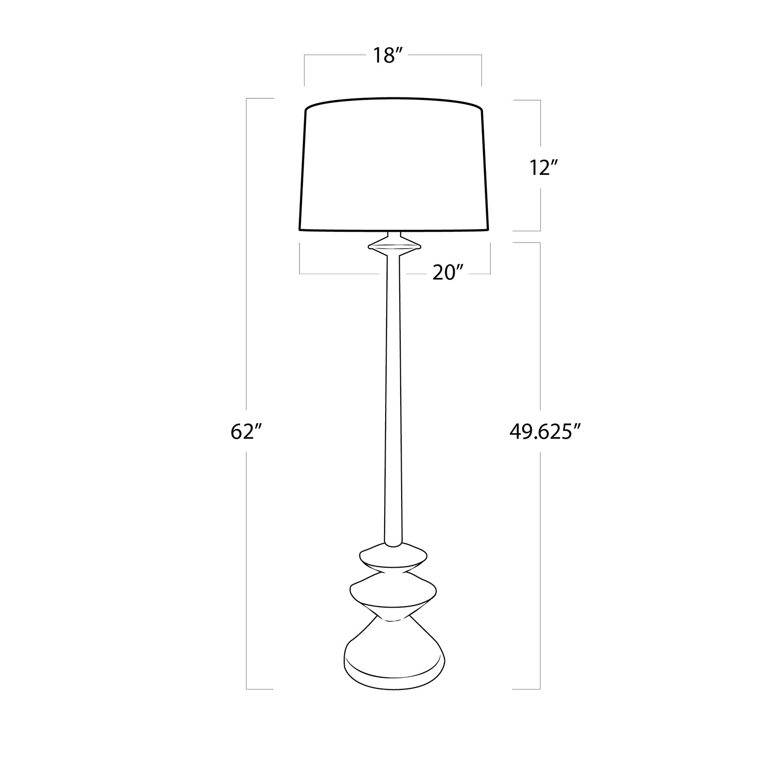 Hope Floor Lamp Floor Lamps Regina Andrew