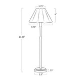 IN STORE - Polly Buffet Lamp - Brass with White Shade LIGHTING - in store Regina Andrew