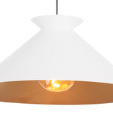 Viggo Pendant Large (White and Gold) Pendants Regina Andrew