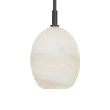 Artemis Pendant Single (Oil Rubbed Bronze with Alabaster Glass) Pendants Regina Andrew