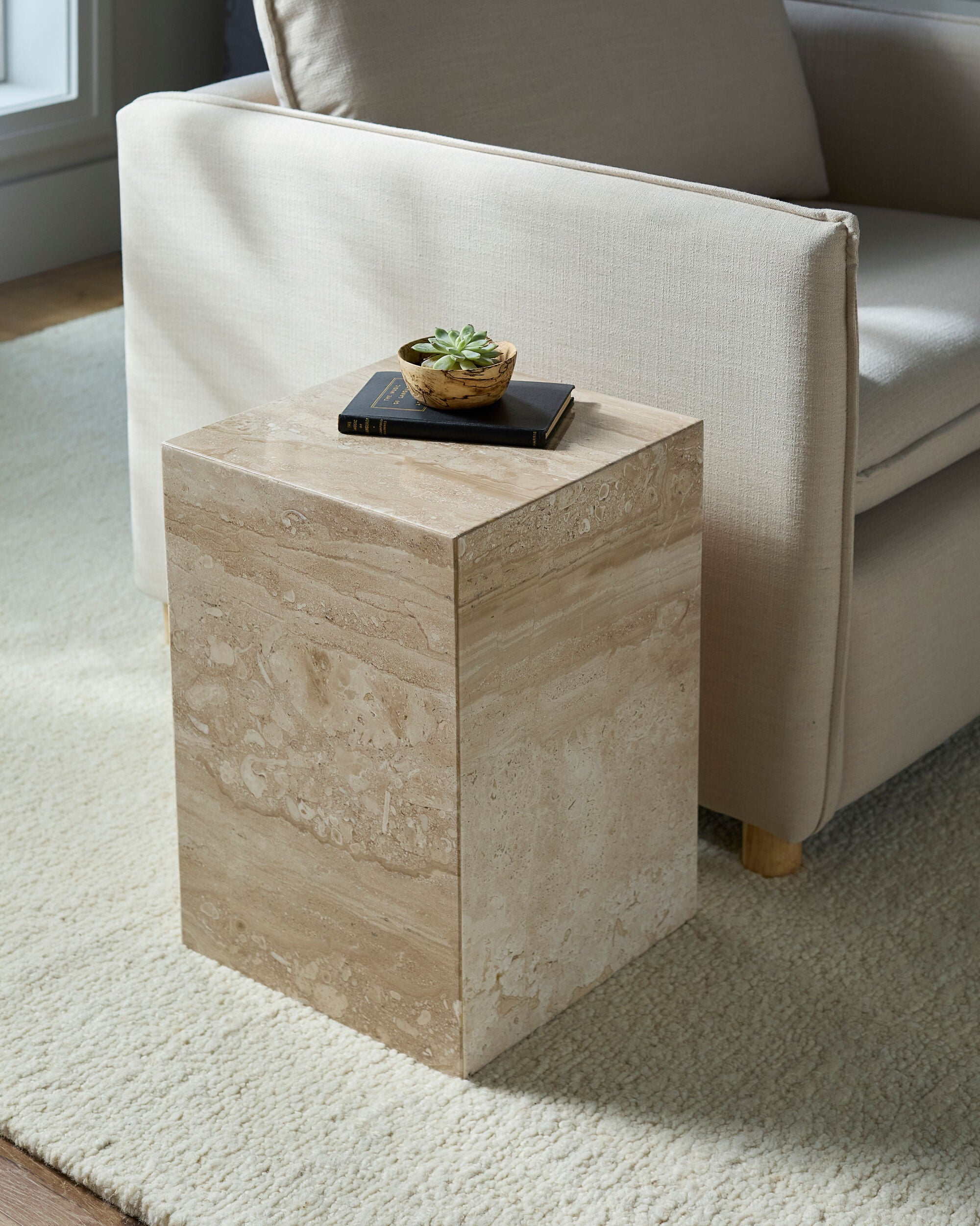 Medeira End Table FURNITURE - end table Surya