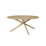 Mikado Dining Table - Round Oak 9 - a - FURNITURE - Dining Table - round Ethnicraft