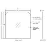 Nadia Wall Mirror 100 - a - wall mirror Renwil