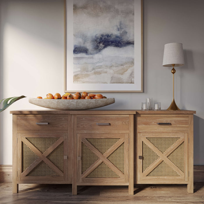 Sylvie Reclaimed Teak Sideboard 7 -FURNITURE - sideboard/cabinet Bramble