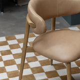 Mila Leather Dining Chair 10 - a - FURNITURE - dining chair LH IMPORTS