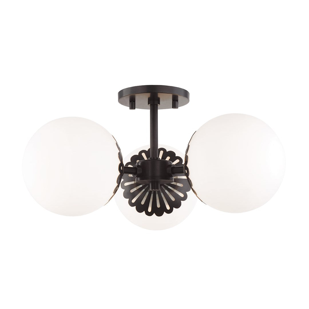 Paige Semi Flush LIGHTING - semi-flush Hudson Valley Lighting Old Bronze