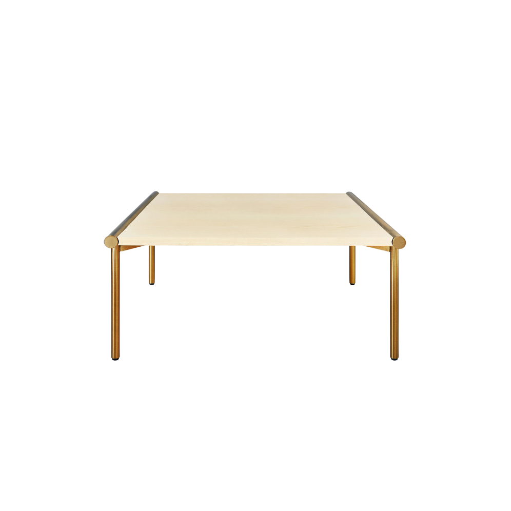 Gus* Manifold Square Coffee Table 4 - c - FURNITURE - coffee table - square Gus Blonde Ash Brass