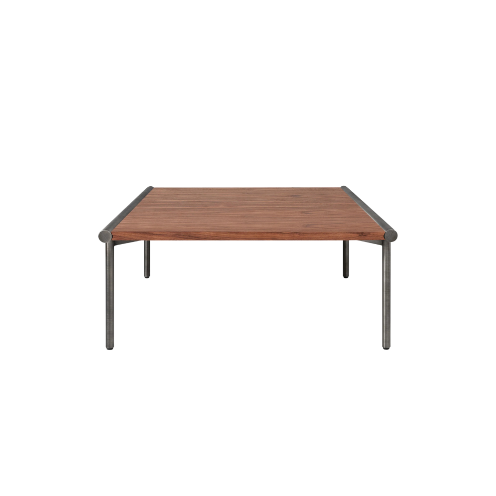 Gus* Manifold Square Coffee Table 4 - c - FURNITURE - coffee table - square Gus Walnut Pewter