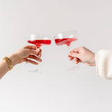 PRE-ORDER - Ribbed Coupe Cocktail Glass Set PRE-ORDER Sku Inter Continental Mercantile