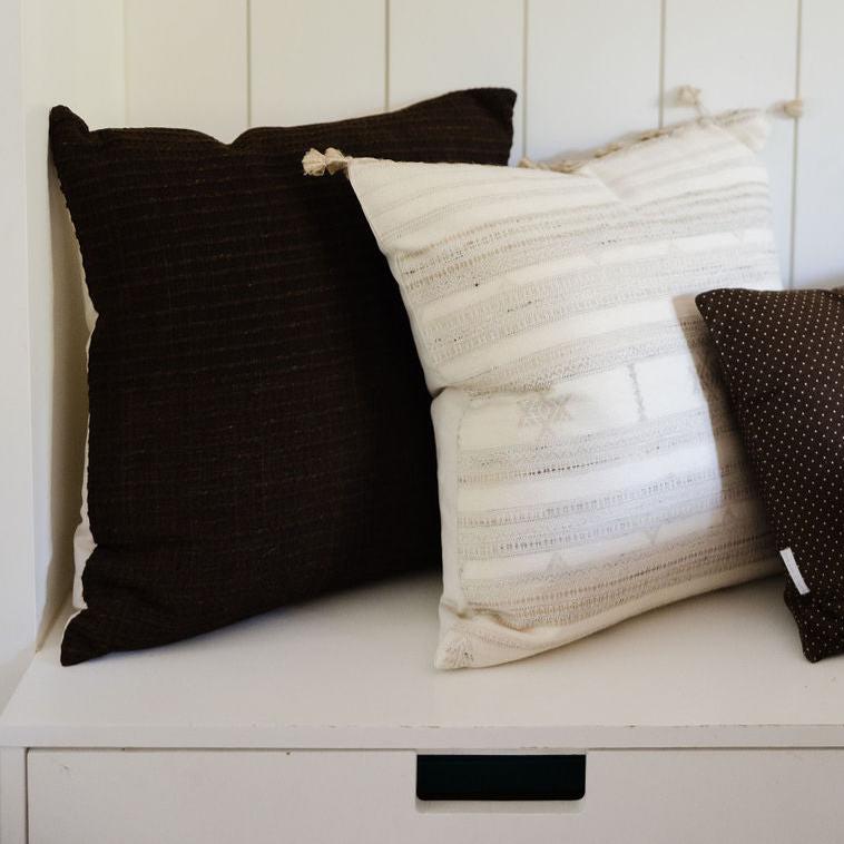 CUSTOM - Sloane Woven Pillow Cover - 25" x 25" PRE-ORDER Sku Rug & Weave Pillows