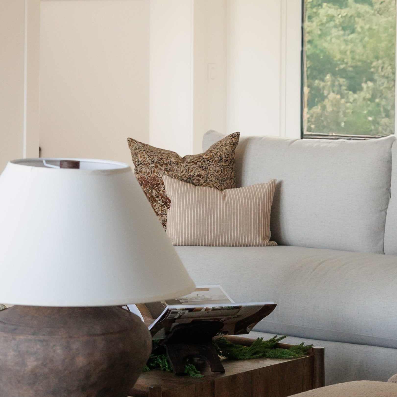 Louis Pillow Cover 1 - PILLOWS - Thai - neutral Rug & Weave Pillows