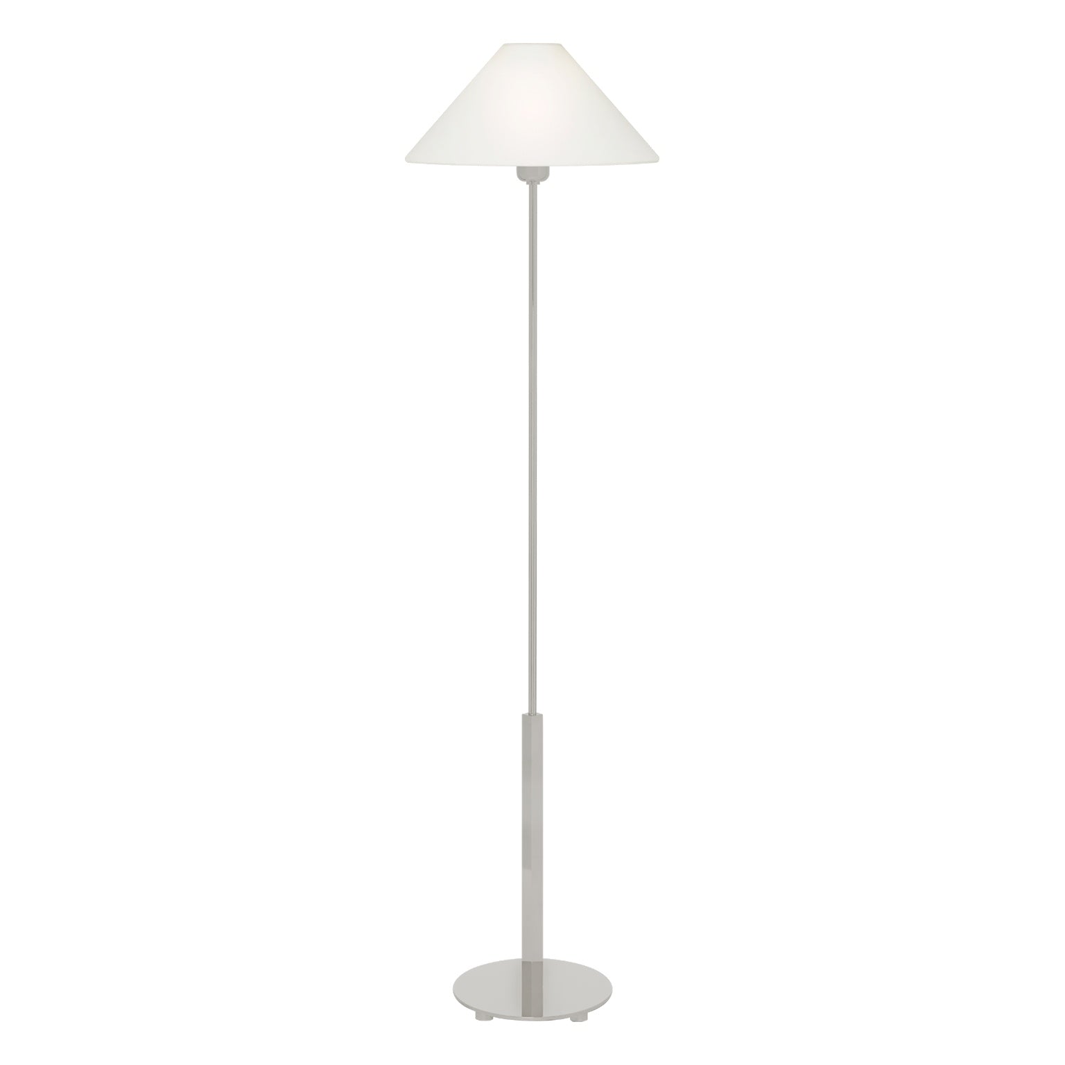 Hackney Floor Lamp LIGHTING - floor lamp Visual Comfort Polished Nickel