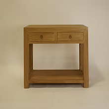 Sutton Reclaimed Console Table 21 - FURNITURE - console table Hauer Market 2 drawer