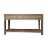 Sutton Reclaimed Console Table 21 - FURNITURE - console table Hauer Market 3 drawer