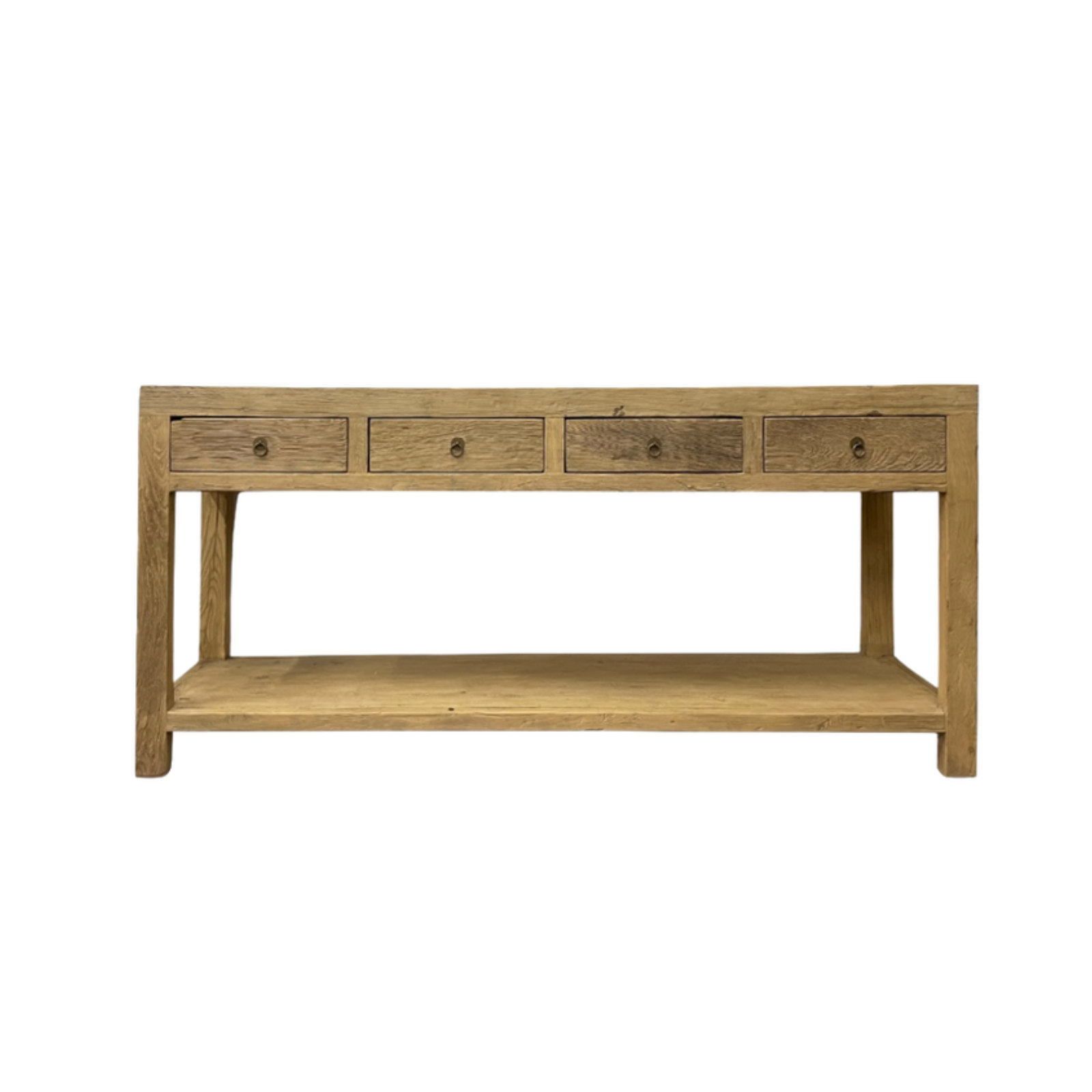 Sutton Reclaimed Console Table 21 - FURNITURE - console table Hauer Market 4 drawer