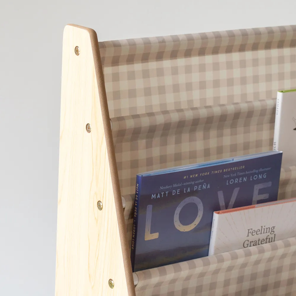 Recycled Fabric Book Rack FINNBIRD - book rack 3 Sprouts (Faire)
