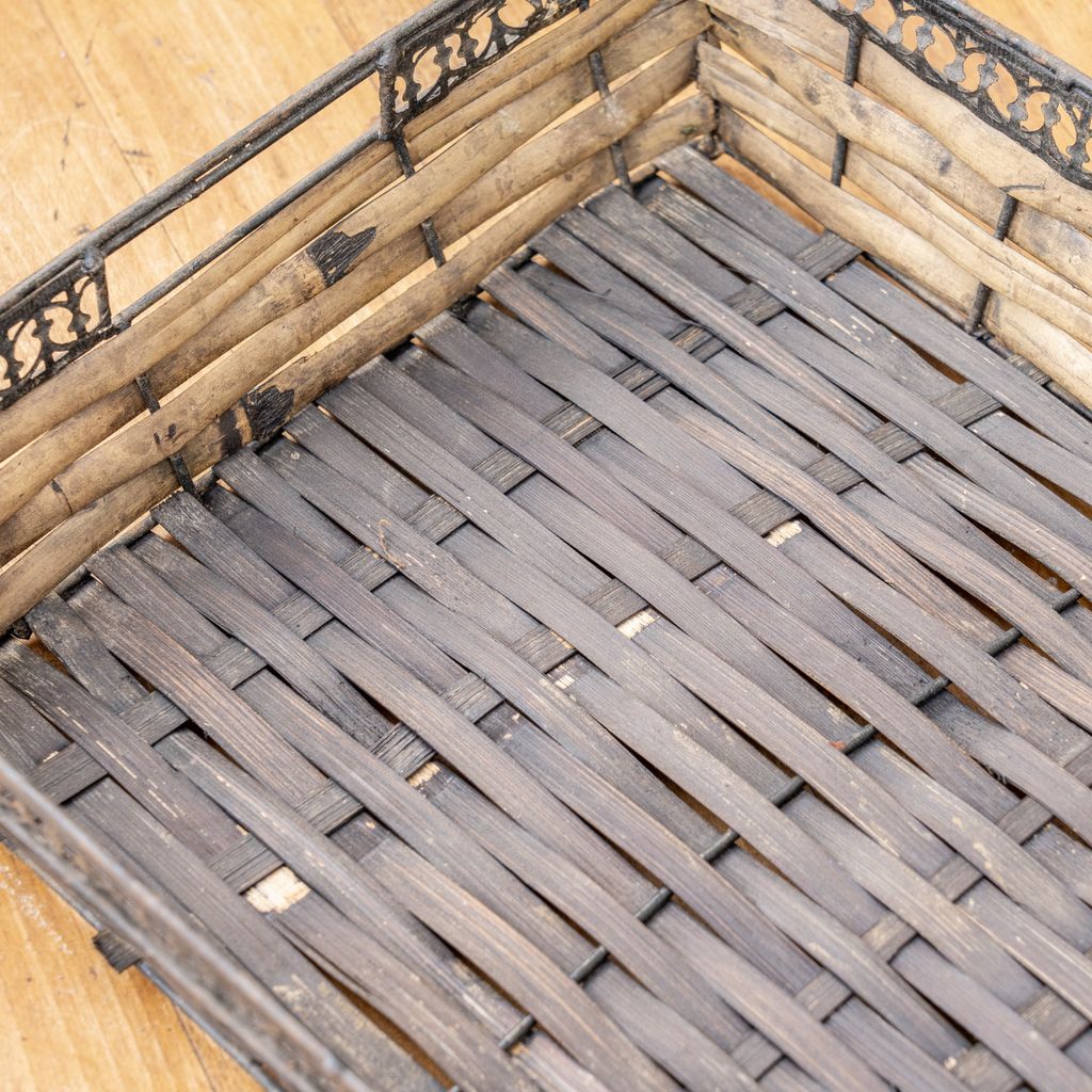 Antique Wood Basket 1-VINTAGE - basket Golden Oldies