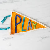 Felt Pennant Flag FINNBIRD - wall hanging Global Goods Partners (Faire)
