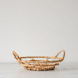 Round Hyacinth Basket with Handles basket Accents De Ville (ShopZio)