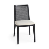 Set of Two Clara Dining Chair 10 - a - FURNITURE - dining chair Mercana Black Wood