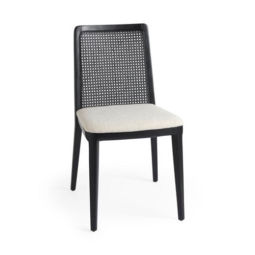 Set of Two Clara Dining Chair 10 - a - FURNITURE - dining chair Mercana Black Wood
