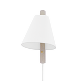 Ellen Plug In Wall Sconce sconce Hudson Valley Lighting Whitewash