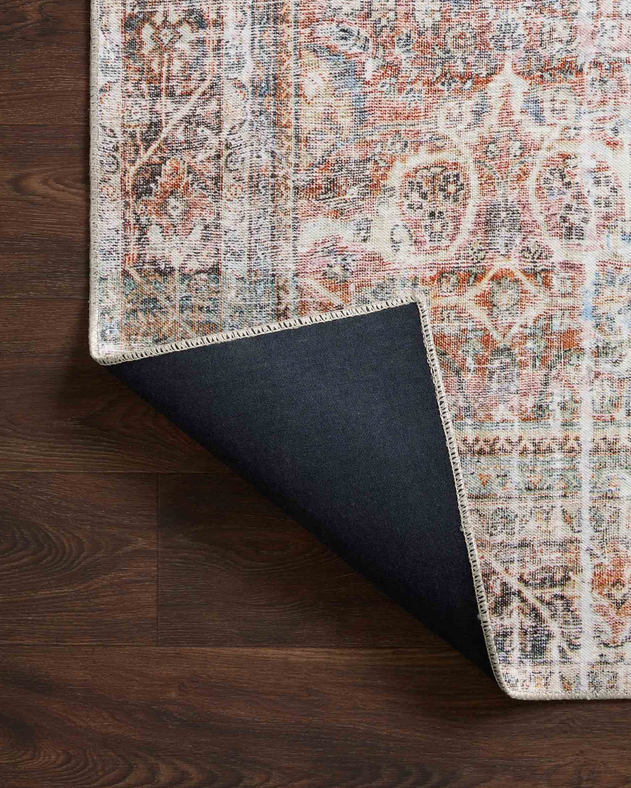 Loloi Adrian Sunset / Charcoal Rug 0-RUGS-patterned Loloi
