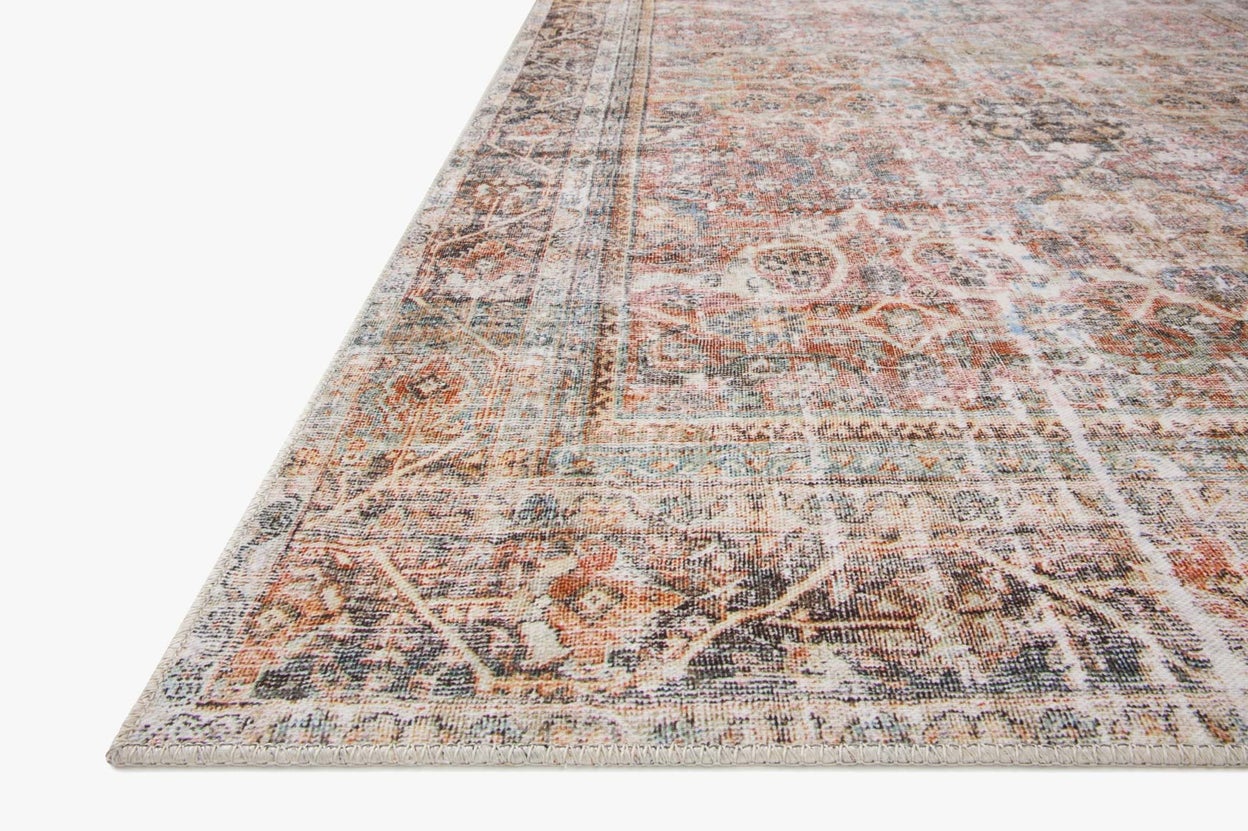 Loloi Adrian Sunset / Charcoal Rug 0-RUGS-patterned Loloi