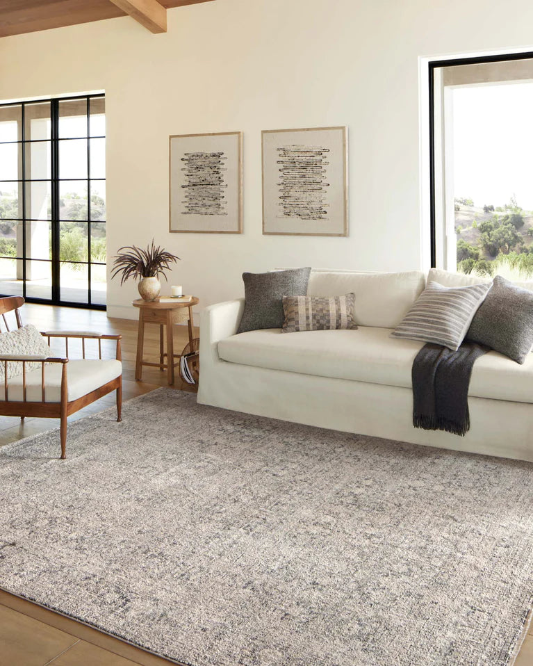 Amber Lewis x Loloi Alie Stone / Mist Rug 0-patterned rugs Loloi