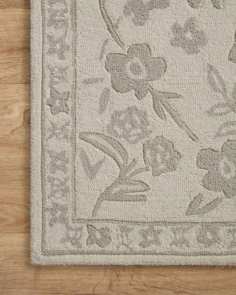 Rifle Paper Co. X Loloi/ Arboretum Rose Garden Ivory Rug 3 - RUGS - patterned Loloi