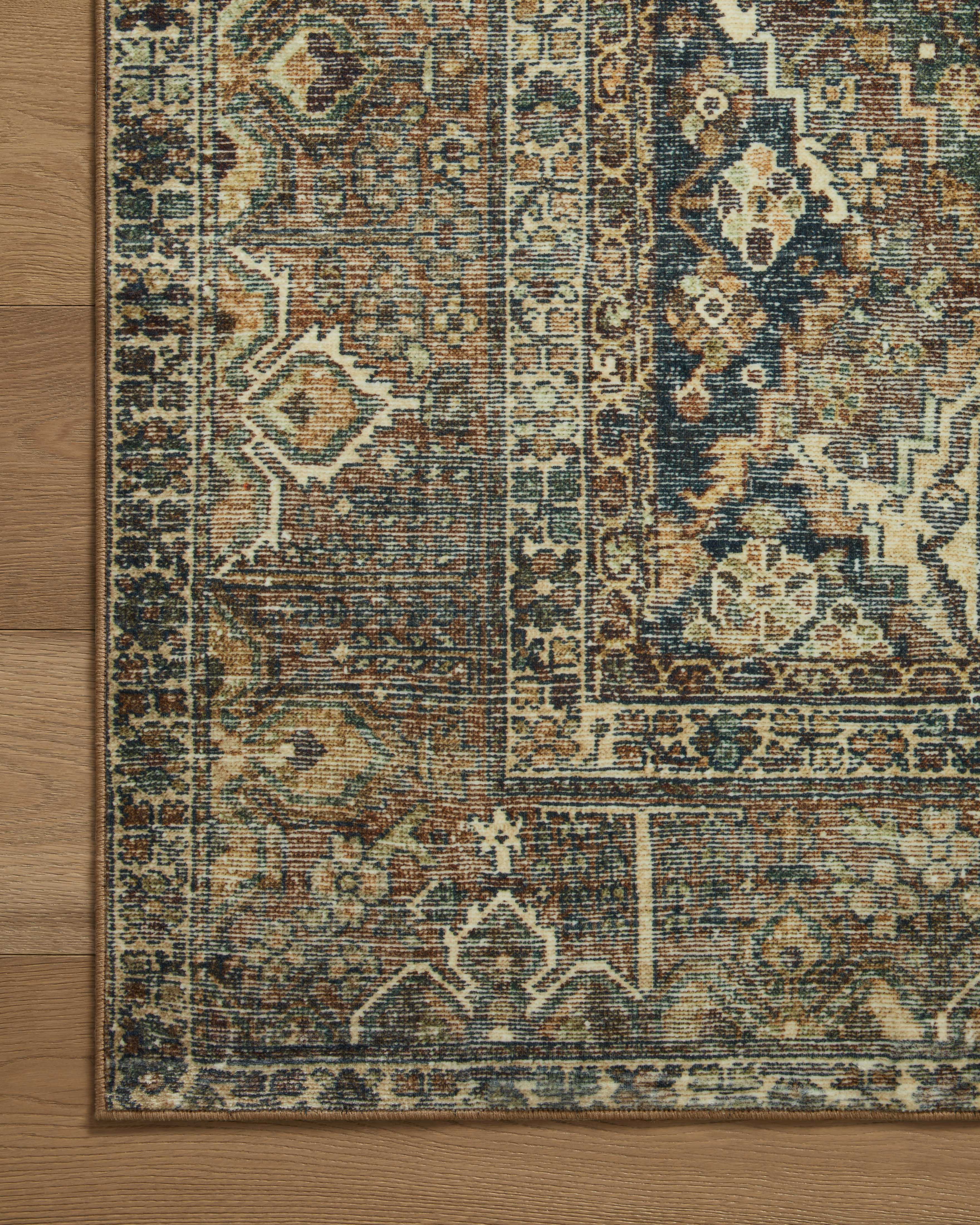 Magnolia Home by Joanna Gaines x Loloi Banks Spice / Blue Rug 1 - RUGS - patterned Loloi