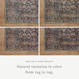 Amber Lewis x Loloi Billie Ink / Salmon Rug 0-patterned rugs Loloi