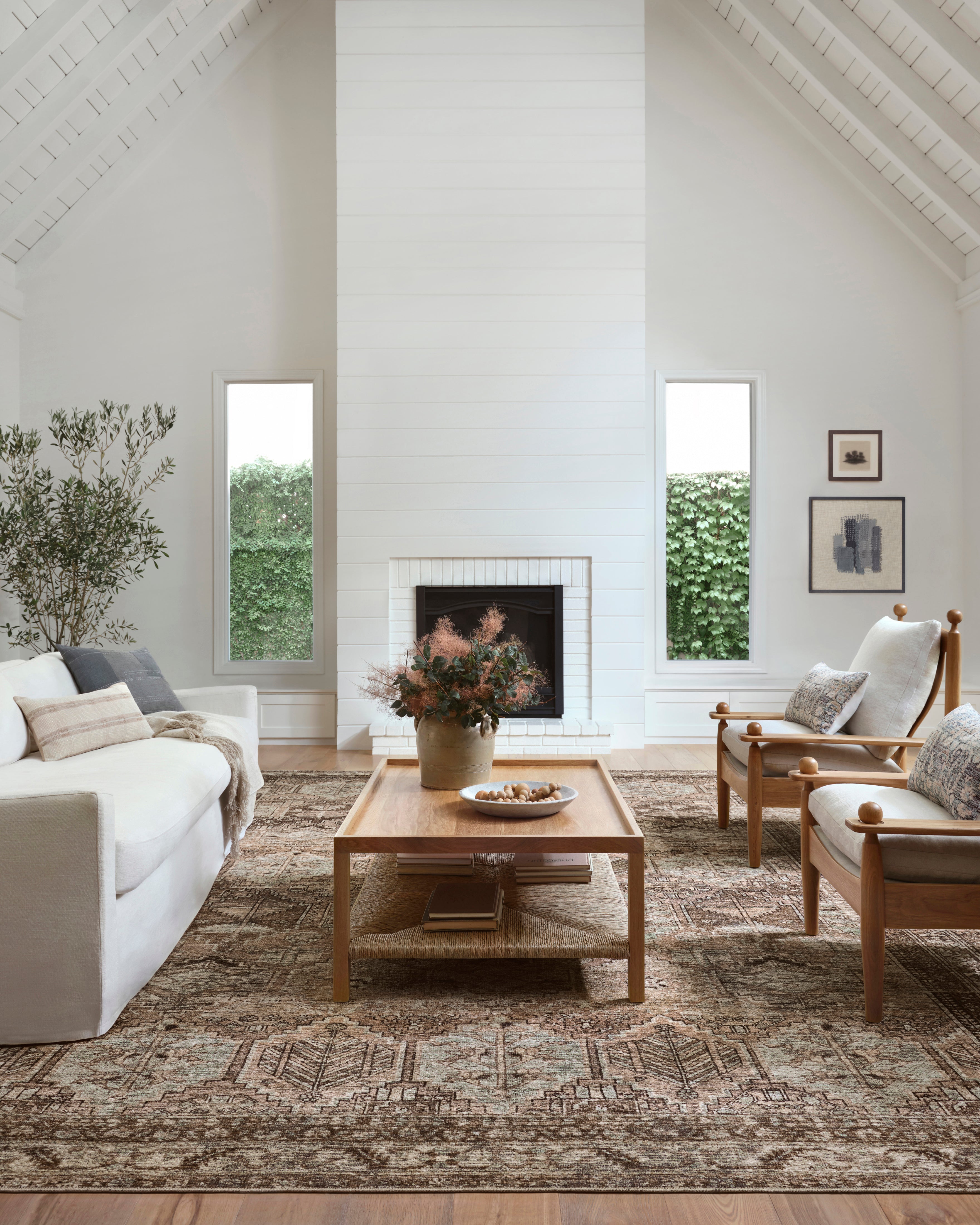 Amber Lewis x Loloi Billie Clay / Sage Rug 0-patterned rugs Loloi