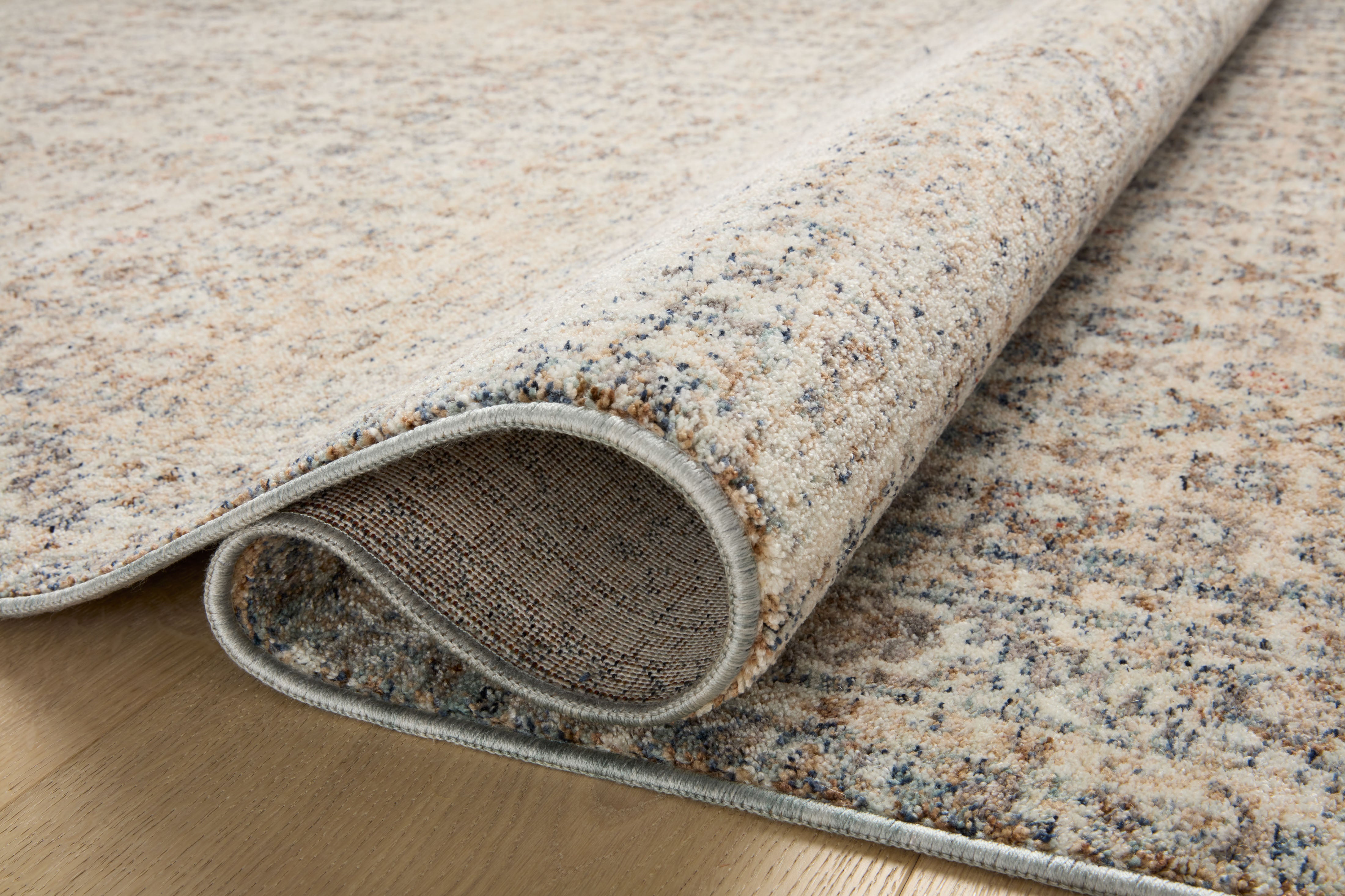 Angela Rose x Loloi Blake Beige/ Denim Rug 0-RUGS Loloi