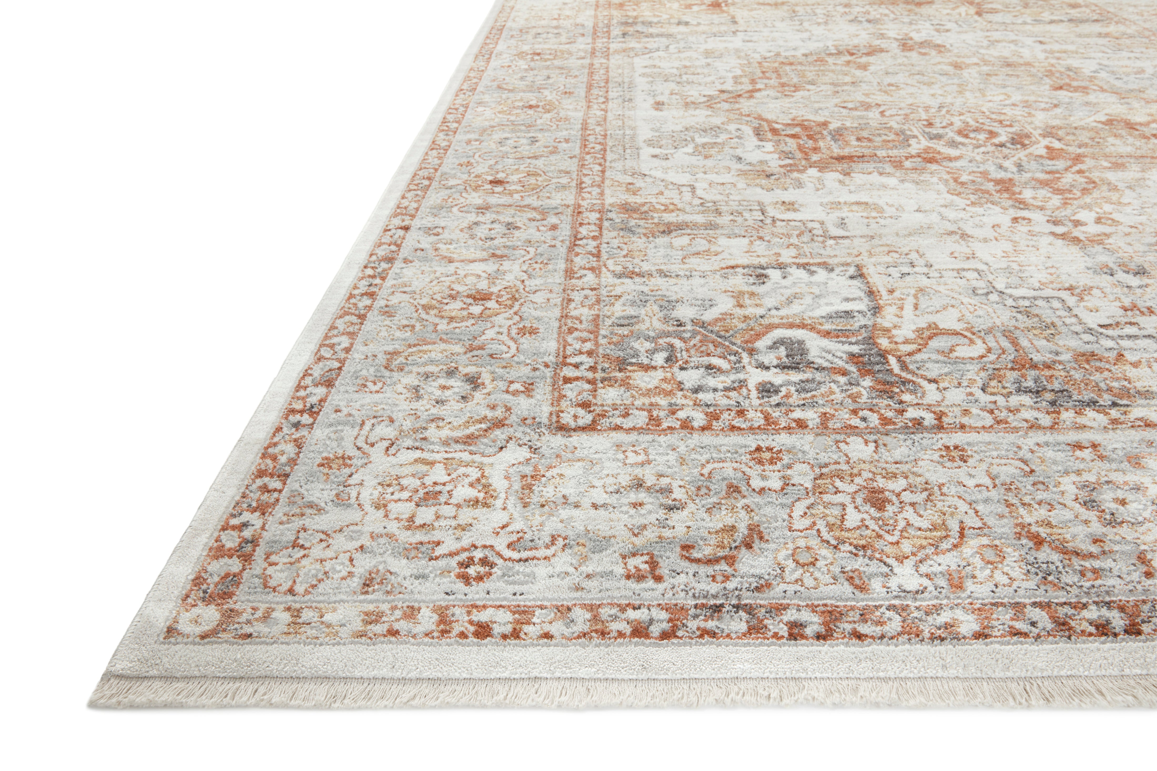 Loloi Bonney Ivory / Sunset Rug patterned rugs Loloi