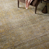 Jean Stoffer x Loloi Bradbury Dove / Gold Rug 0-patterned rugs Loloi