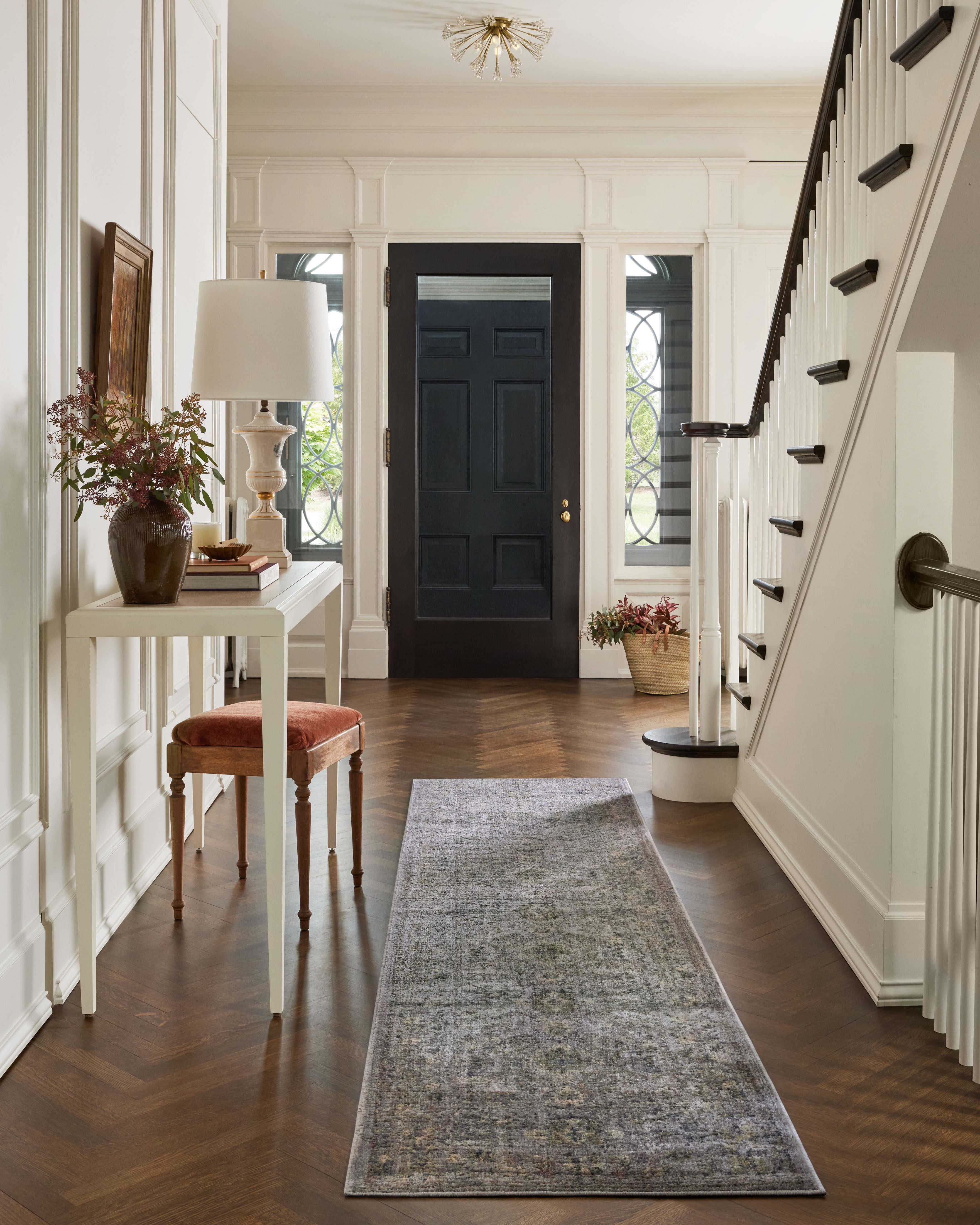 Jean Stoffer x Loloi Bradbury Grey / Multi Rug 0-patterned rugs Loloi
