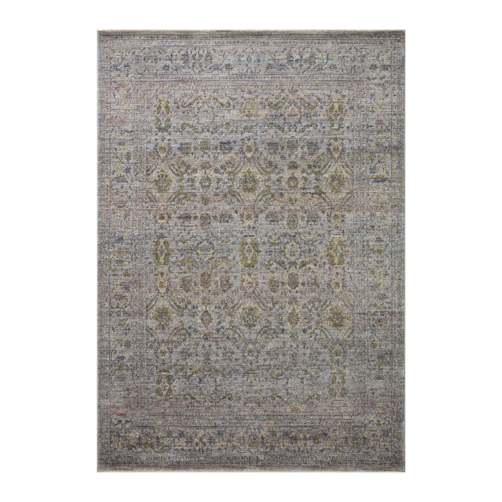 Jean Stoffer x Loloi Bradbury Grey / Multi Rug 0-patterned rugs Loloi