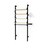 Gus* Modern Branch 1 - Display Unit 19 - FURNITURE - office storage Gus Black Uprights Black Brackets Blonde Shelves