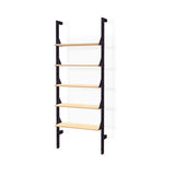 Gus* Modern Branch 1 - Shelving Unit 19 - FURNITURE - office storage GUS Black Uprights Black Brackets Blonde Shelves