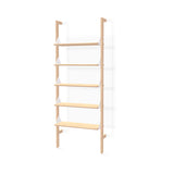Gus* Modern Branch 1 - Shelving Unit 19 - FURNITURE - office storage GUS Blonde Uprights White Brackets Blonde Shelves