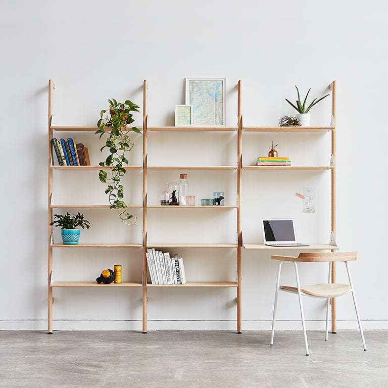 Gus* Modern Branch 3 - Desk Shelving Unit 19 - FURNITURE - office storage Gus