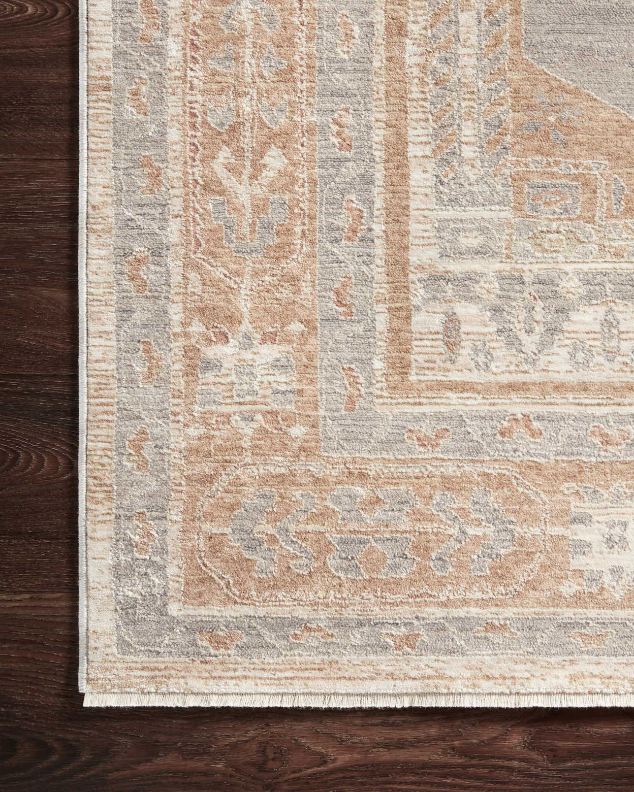 Loloi Carlisle Slate / Taupe Rug RUGS - vintage inspired Loloi