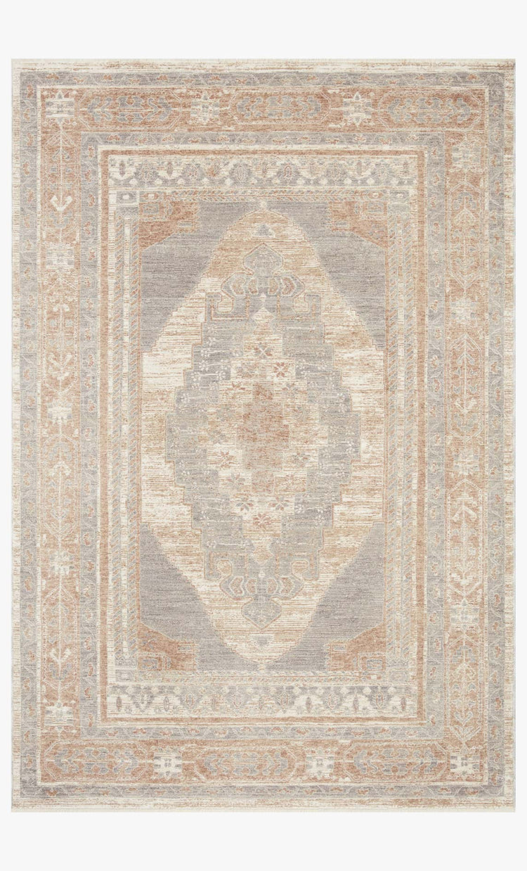 Loloi Carlisle Slate / Taupe Rug RUGS - vintage inspired Loloi