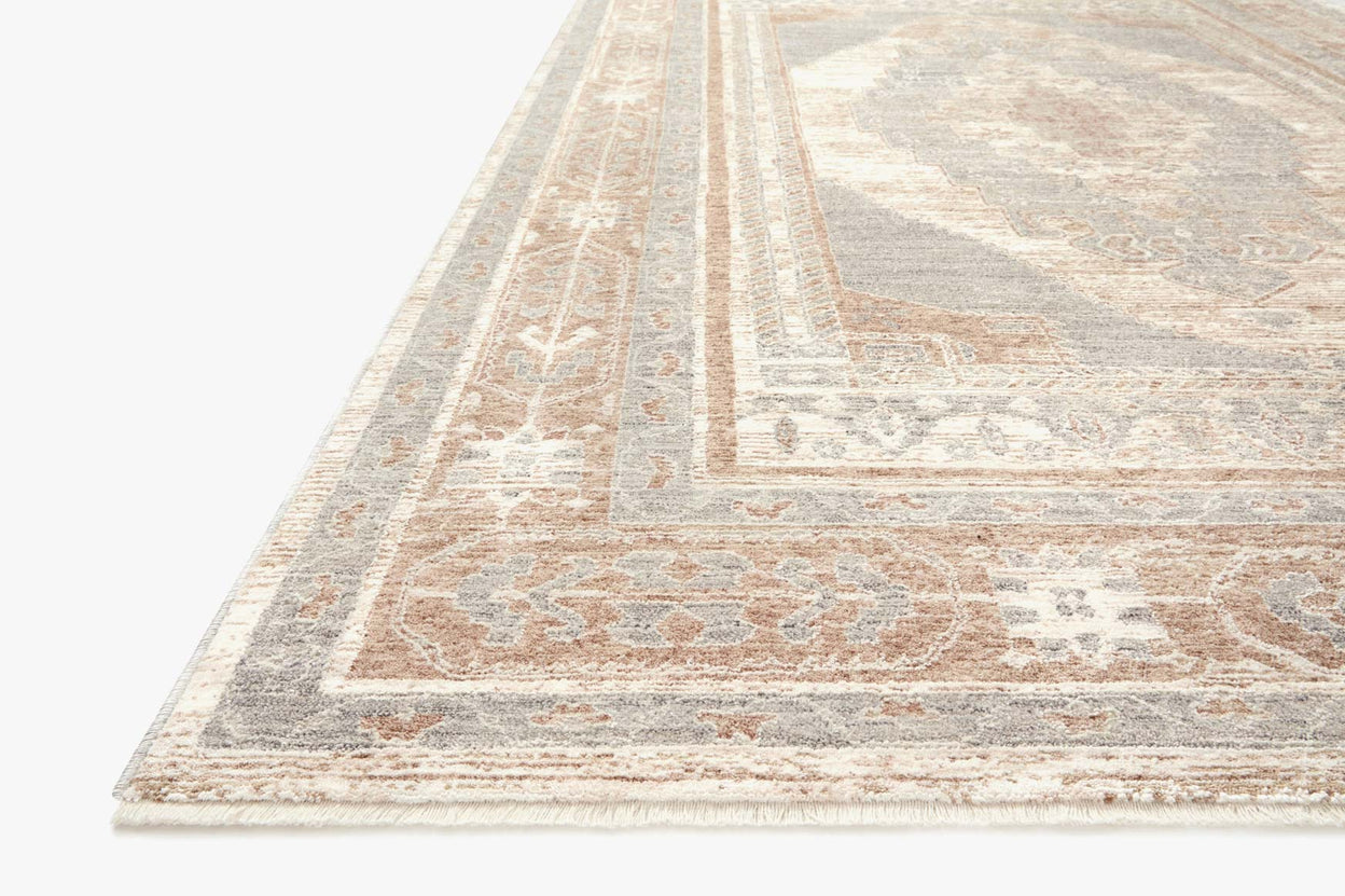 Loloi Carlisle Slate / Taupe Rug RUGS - vintage inspired Loloi